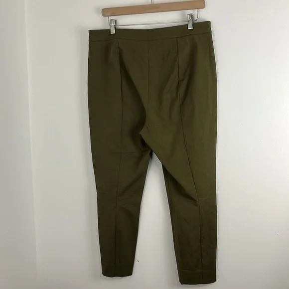 Everlane Cotton Tapered Cropped Dress Pants - Picture 6 of 8